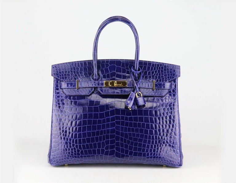 Hermès 2014 Birkin 35cm Porosus Crocodile Leather Bag For Sale at ...