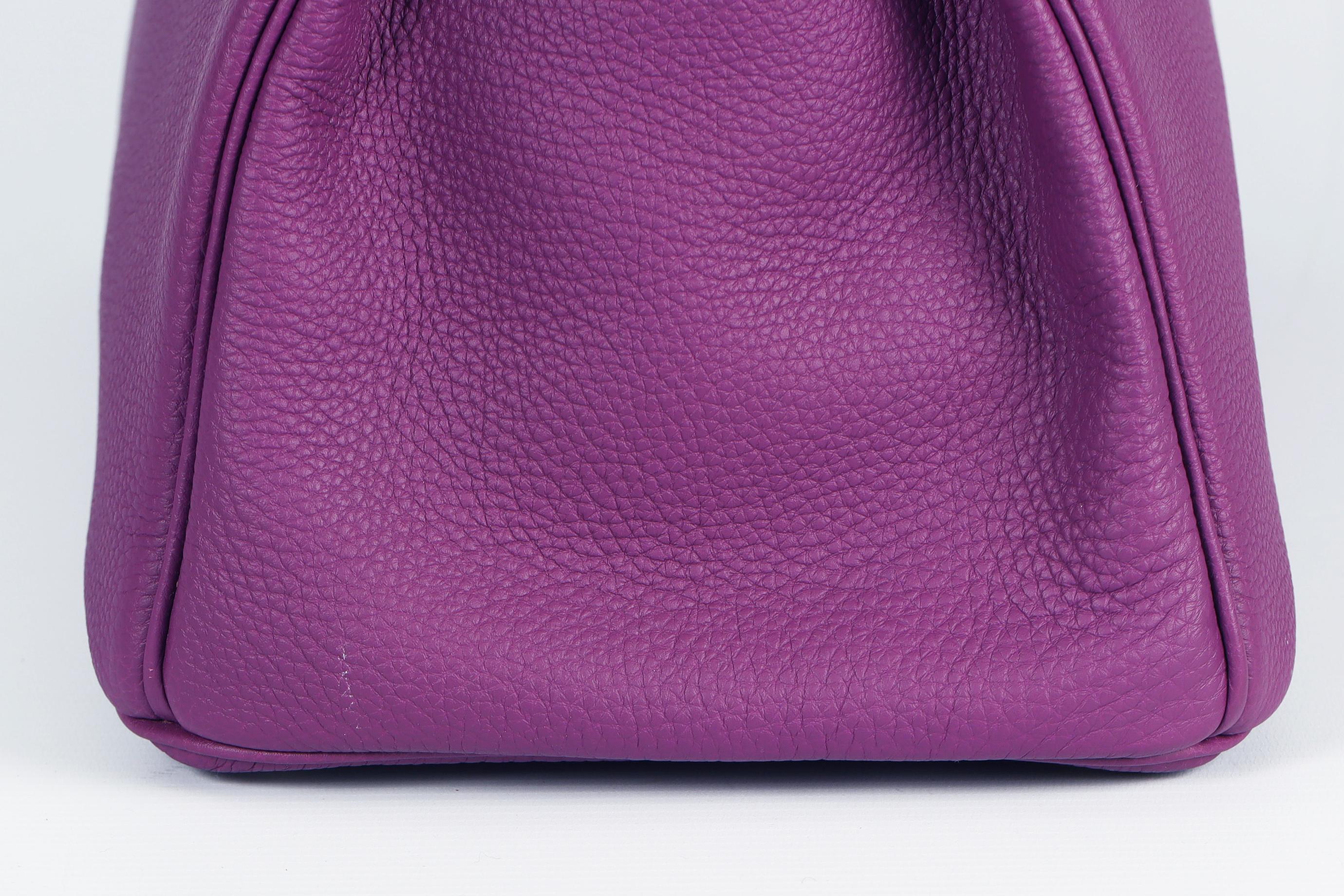 Hermès 2014 Birkin 35cm Togo Leder Tasche im Angebot 10