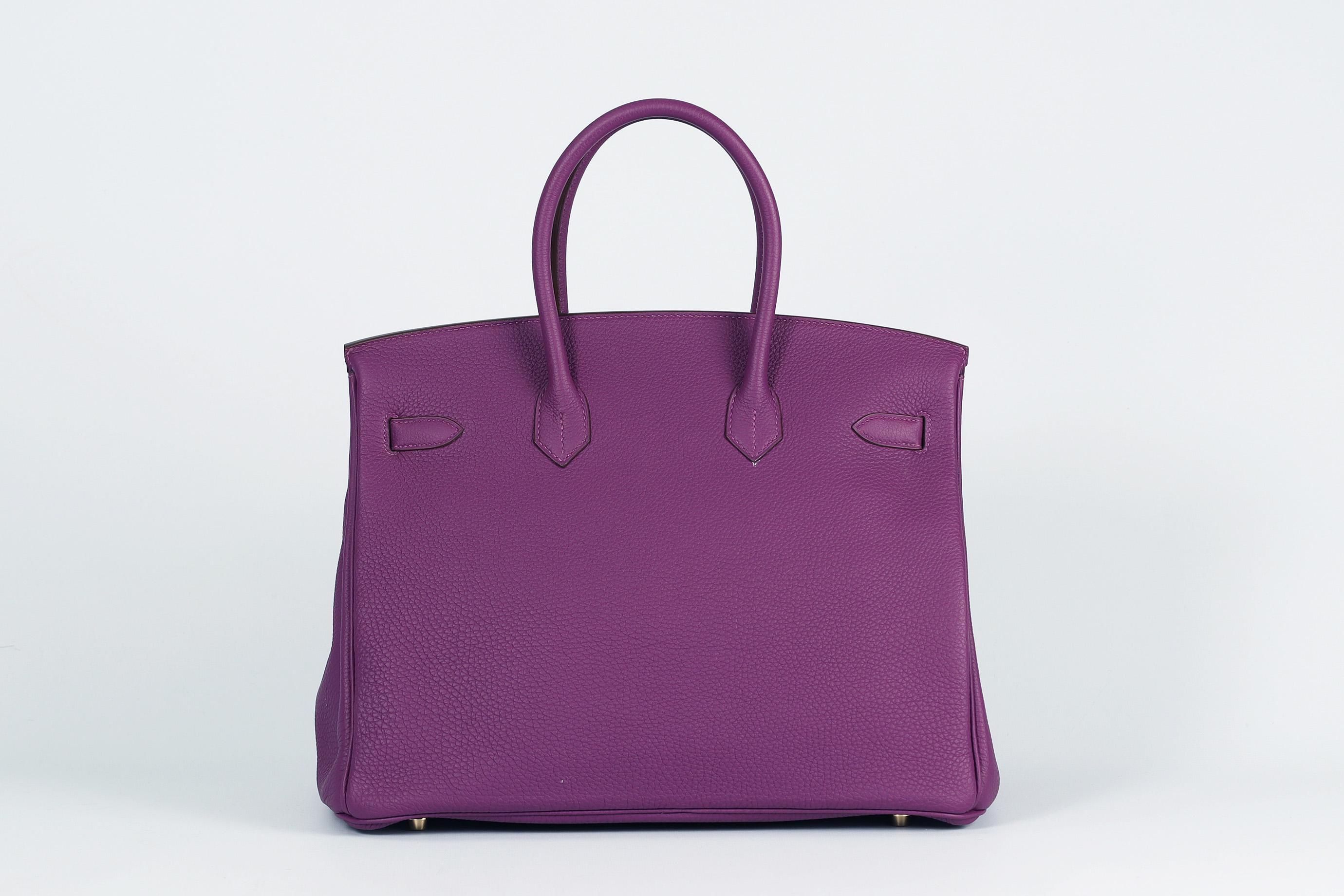 Hermès 2014 Birkin 35cm Togo Leder Tasche im Zustand „Hervorragend“ im Angebot in London, GB