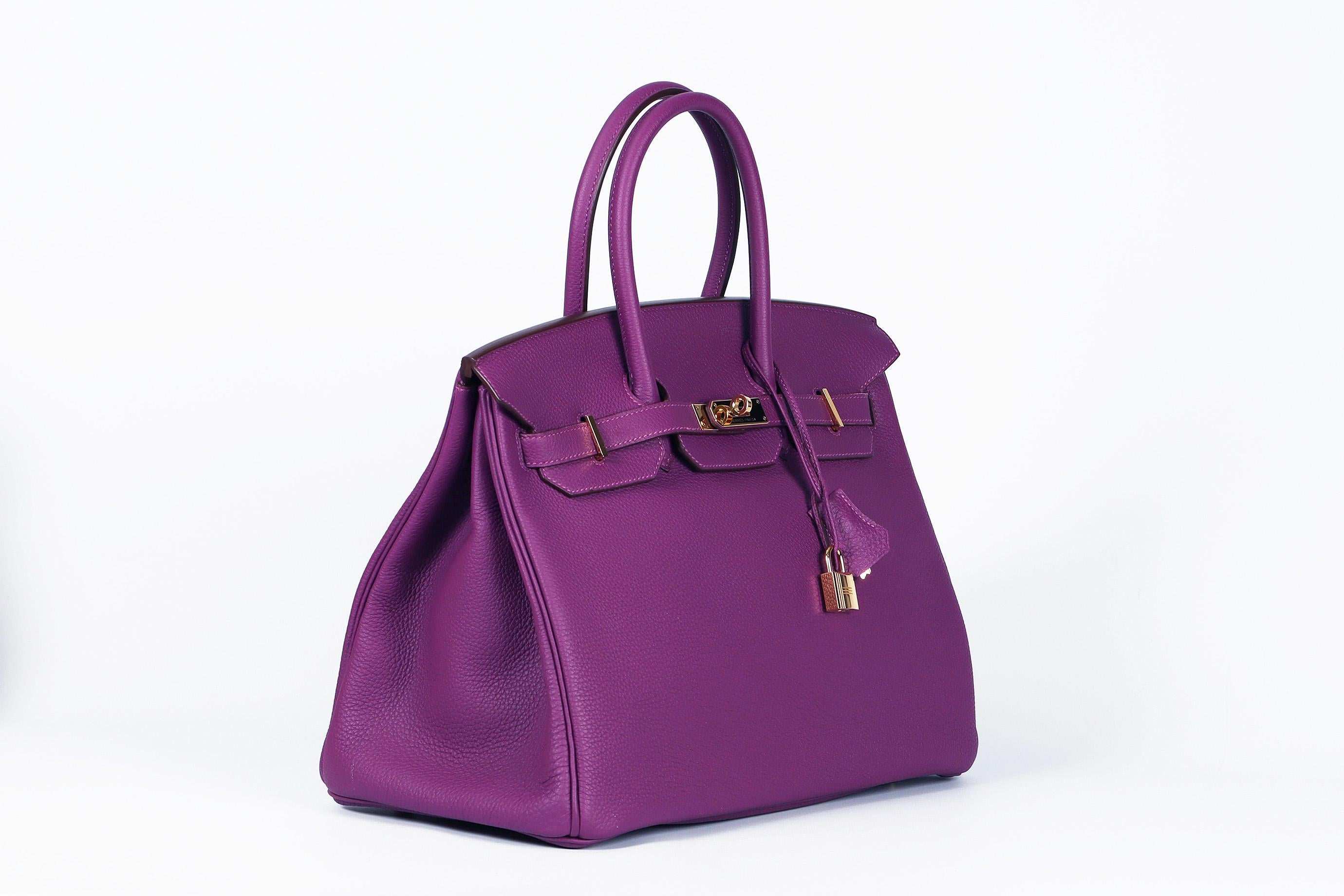 Hermès 2014 Birkin 35cm Togo Leather Bag For Sale 2