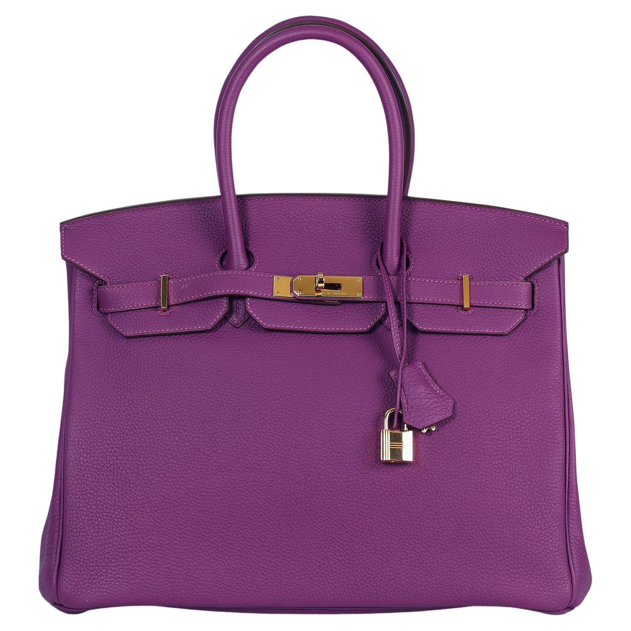 Hermès 2014 Birkin 35cm Togo Leather Bag en vente