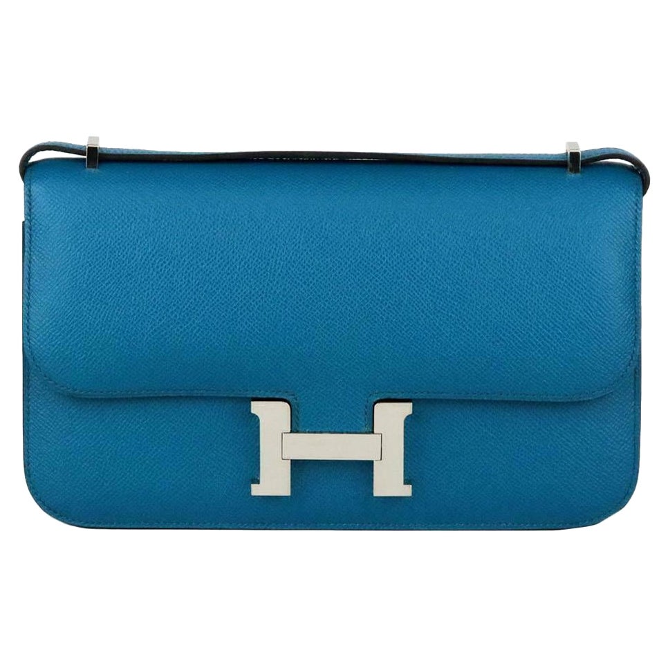Hermès 2014 Bolso de hombro de piel Constance Elan Epsom en venta