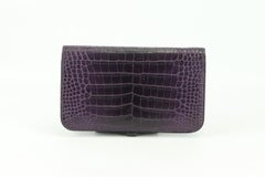 Hermès 2014 Dogon Duo Alligator Mississippiensis And Leather Wallet