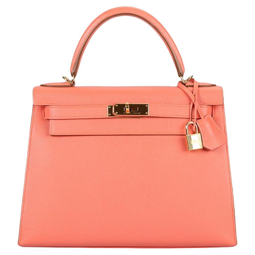 Hermès 2014 Kelly Ii Sellier 28 Cm Epsom Leather Bag For Sale
