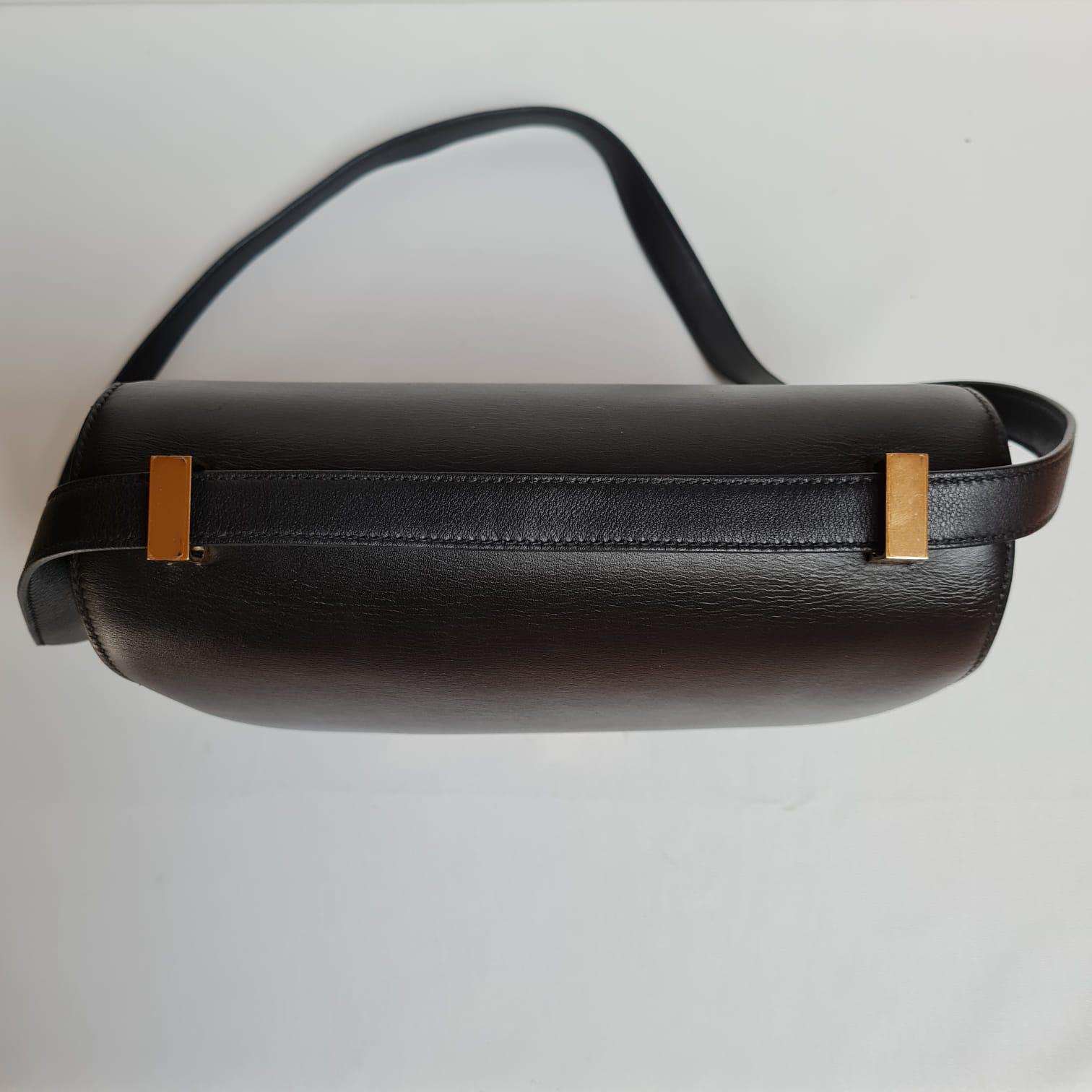 Hermes 2016 Constance 24 Black Box Calfskin Bag GHW 11