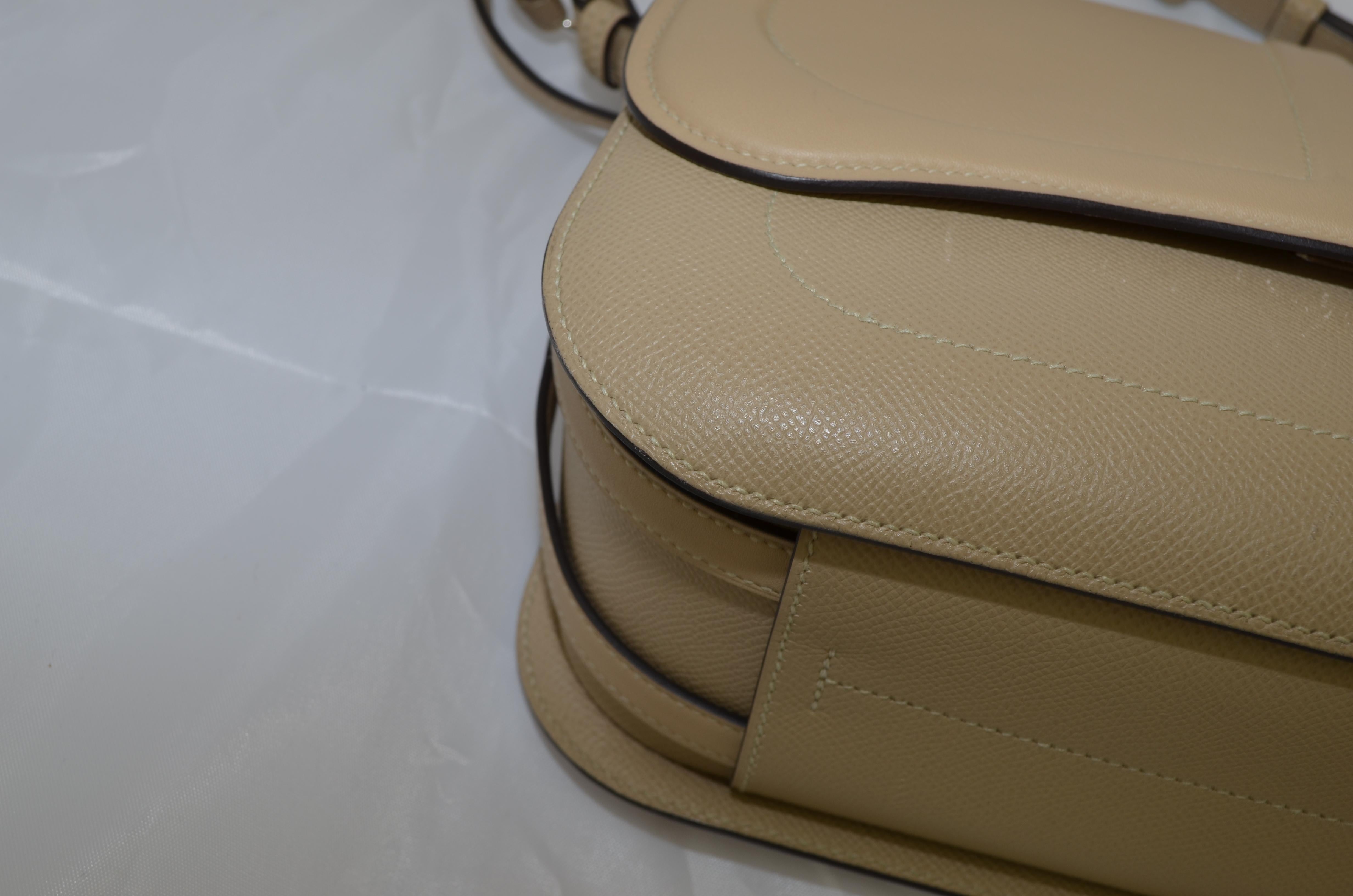 Hermes 2016 Harnais Khaki Shoulder Bag 3