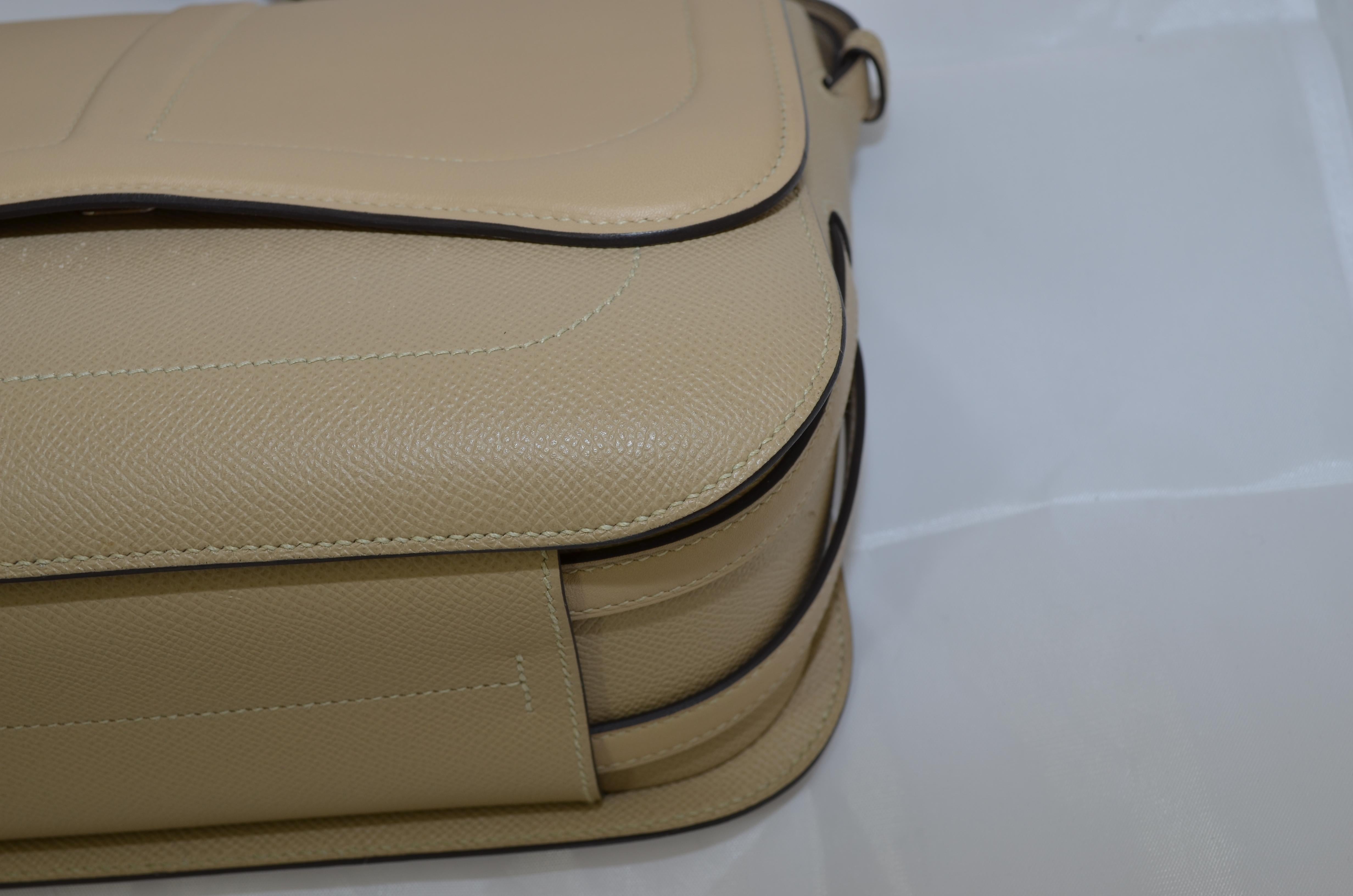 Hermes 2016 Harnais Khaki Shoulder Bag 2