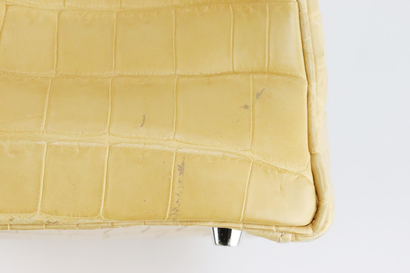 Hermès 2016 Kelly Retourne 35cm Matte Niloticus Crocodile Leather Bag For Sale 4