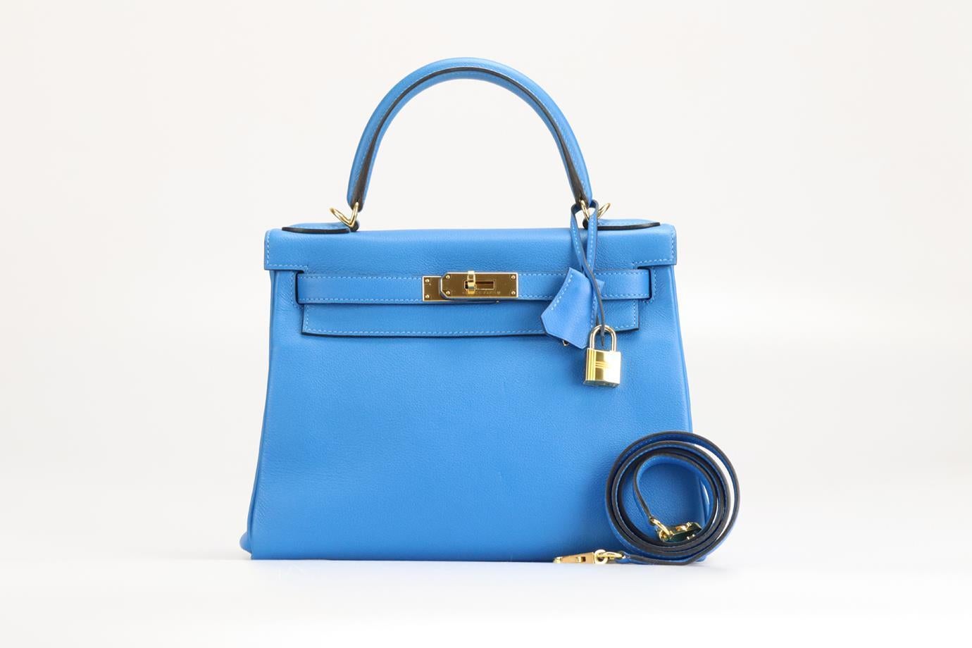 Hermès 2016 Kelly Retourne Ii 28cm Evercolor Leather Bag For Sale 6