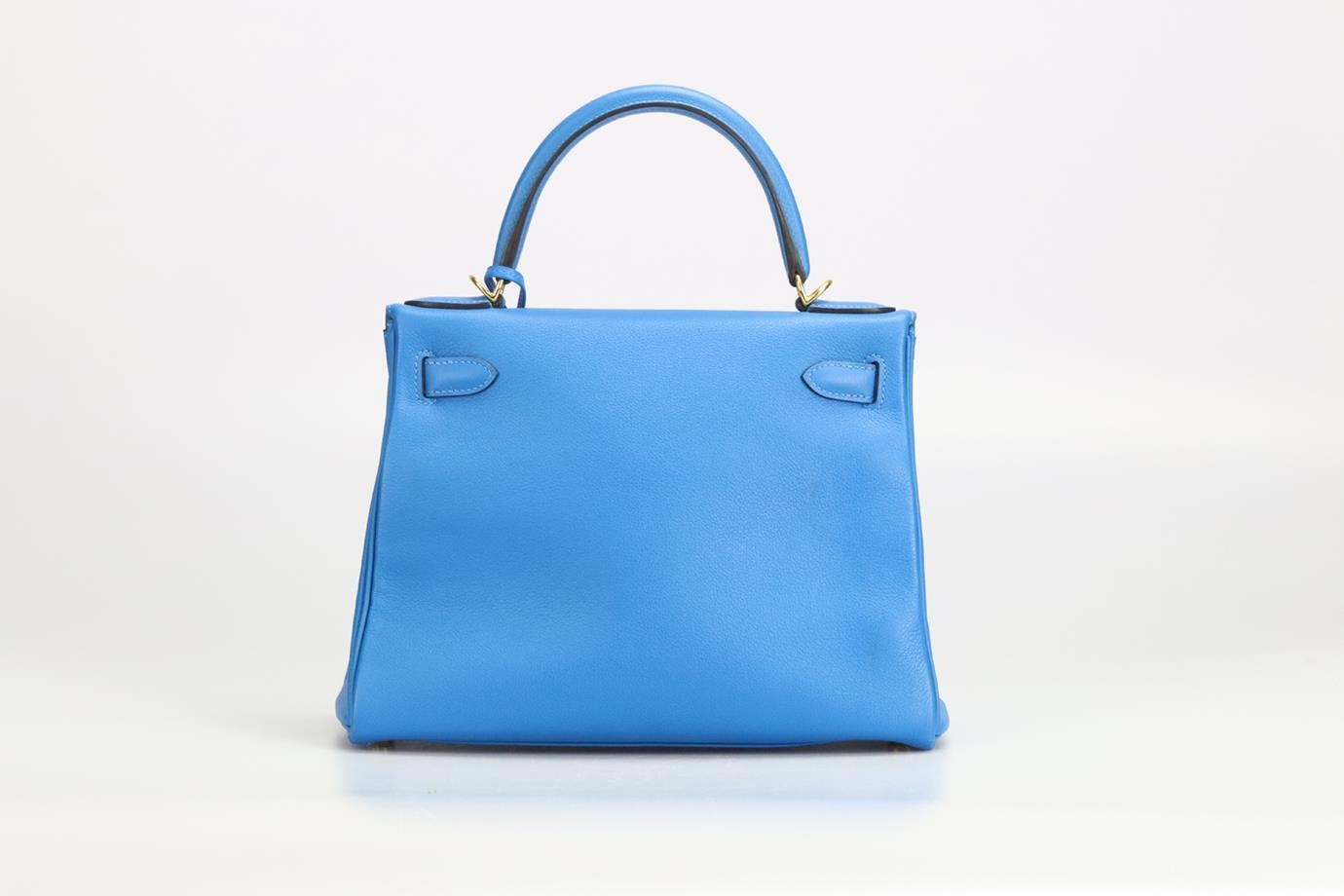 Hermès 2016 Kelly Retourne Ii 28cm Evercolor Leather Bag For Sale 1