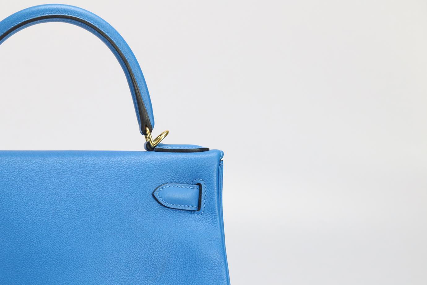 Hermès 2016 Kelly Retourne Ii 28cm Evercolor Leather Bag For Sale 2
