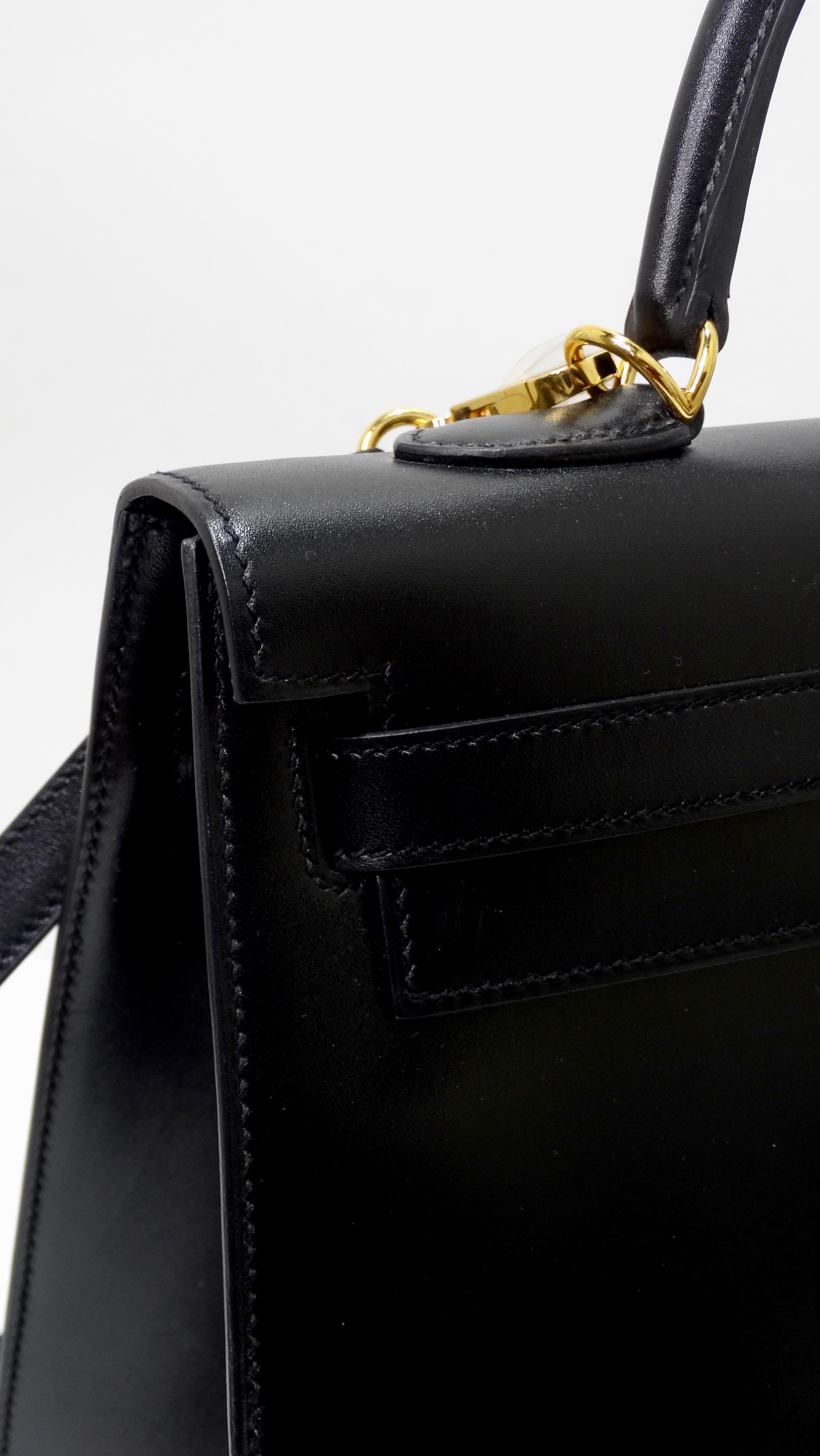 Hermès 2016 Kelly Sellier 35cm Black Box Leather  1