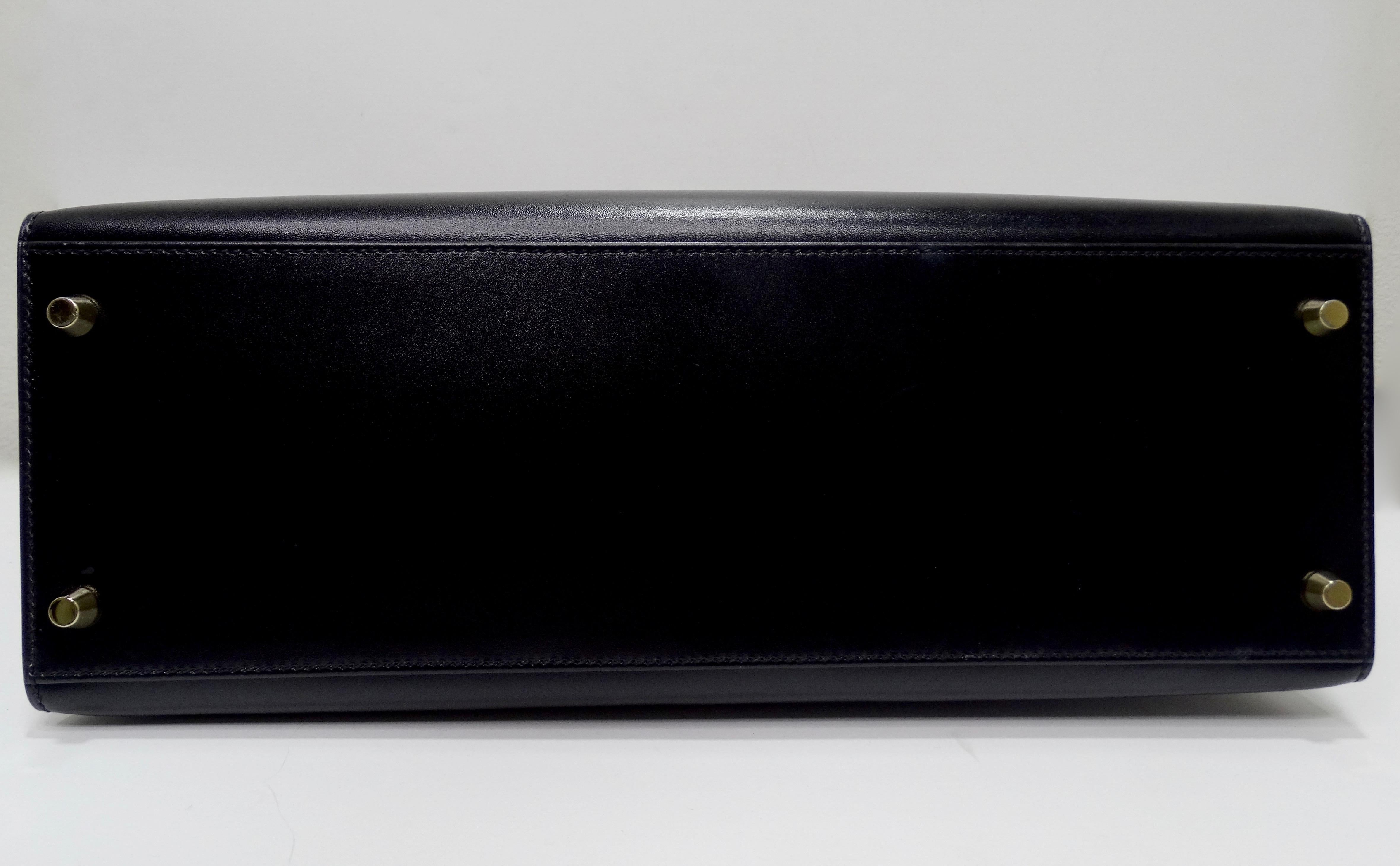 Hermès 2016 Kelly Sellier 35cm Black Box Leather  3
