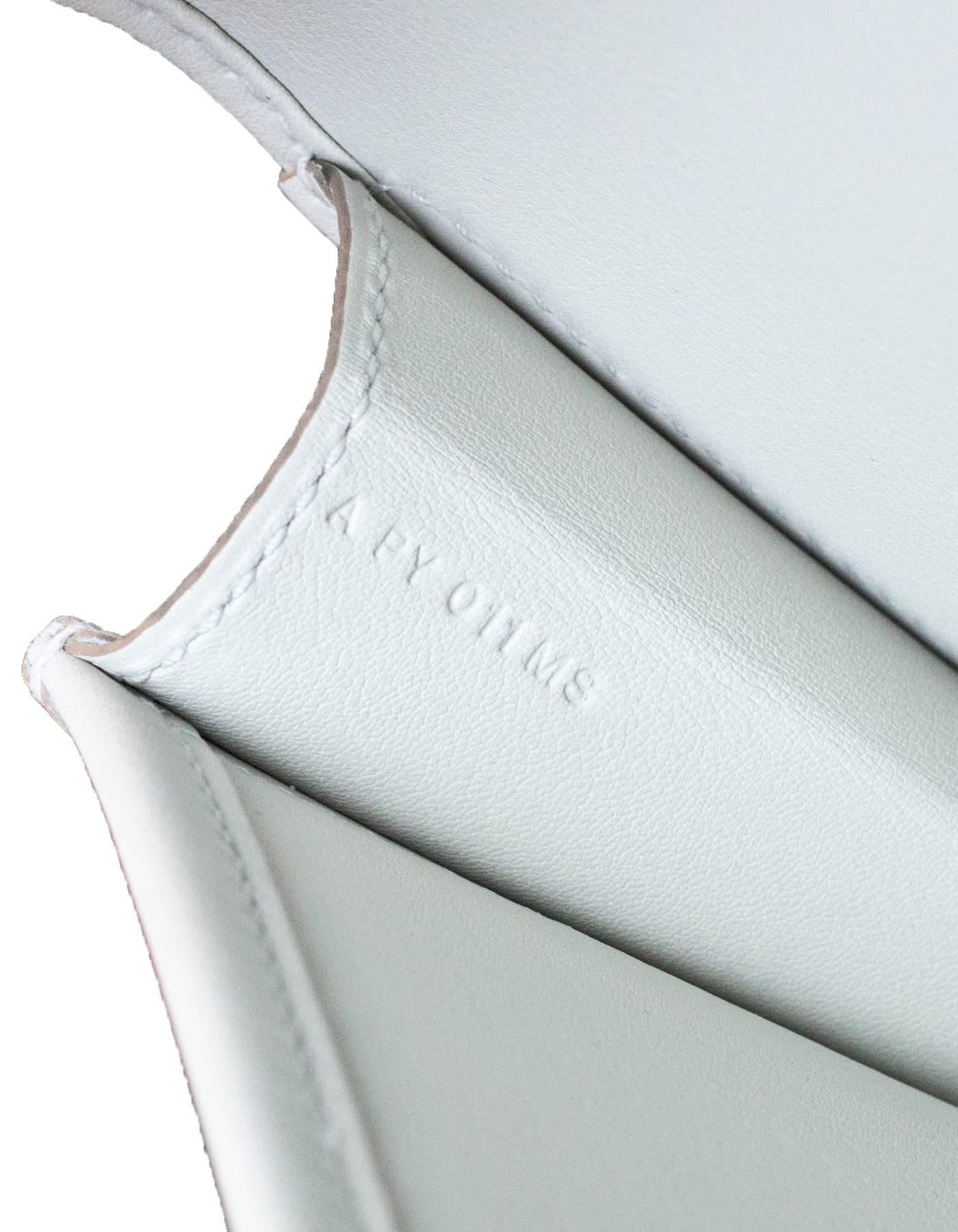 Hermes 2017 Beton Off-White Swift Leather Jige Elan 29cm Clutch Bag 3