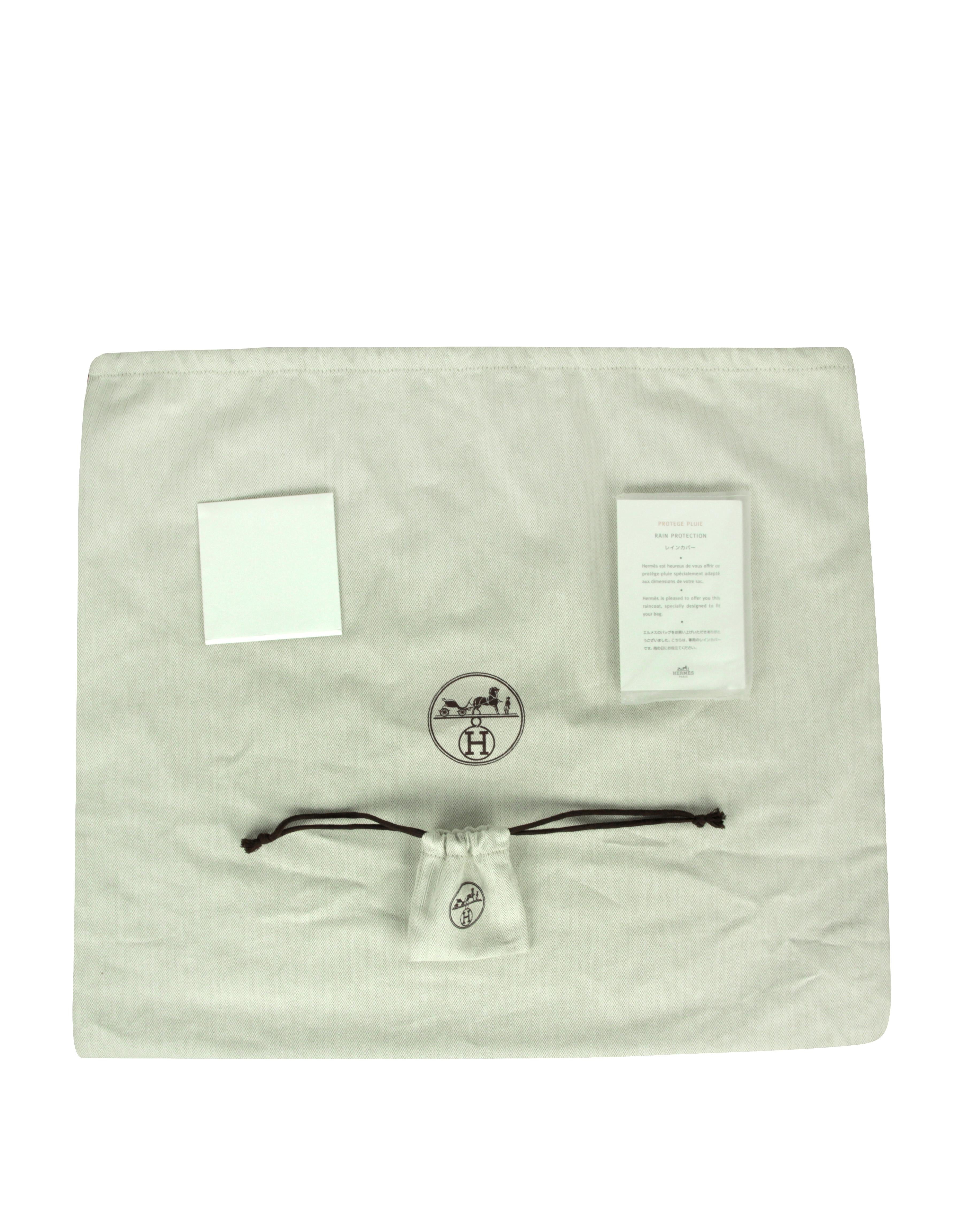 Hermes 2017 Etoupe Grey Tadelakt Leather 35cm Birkin Bag 10
