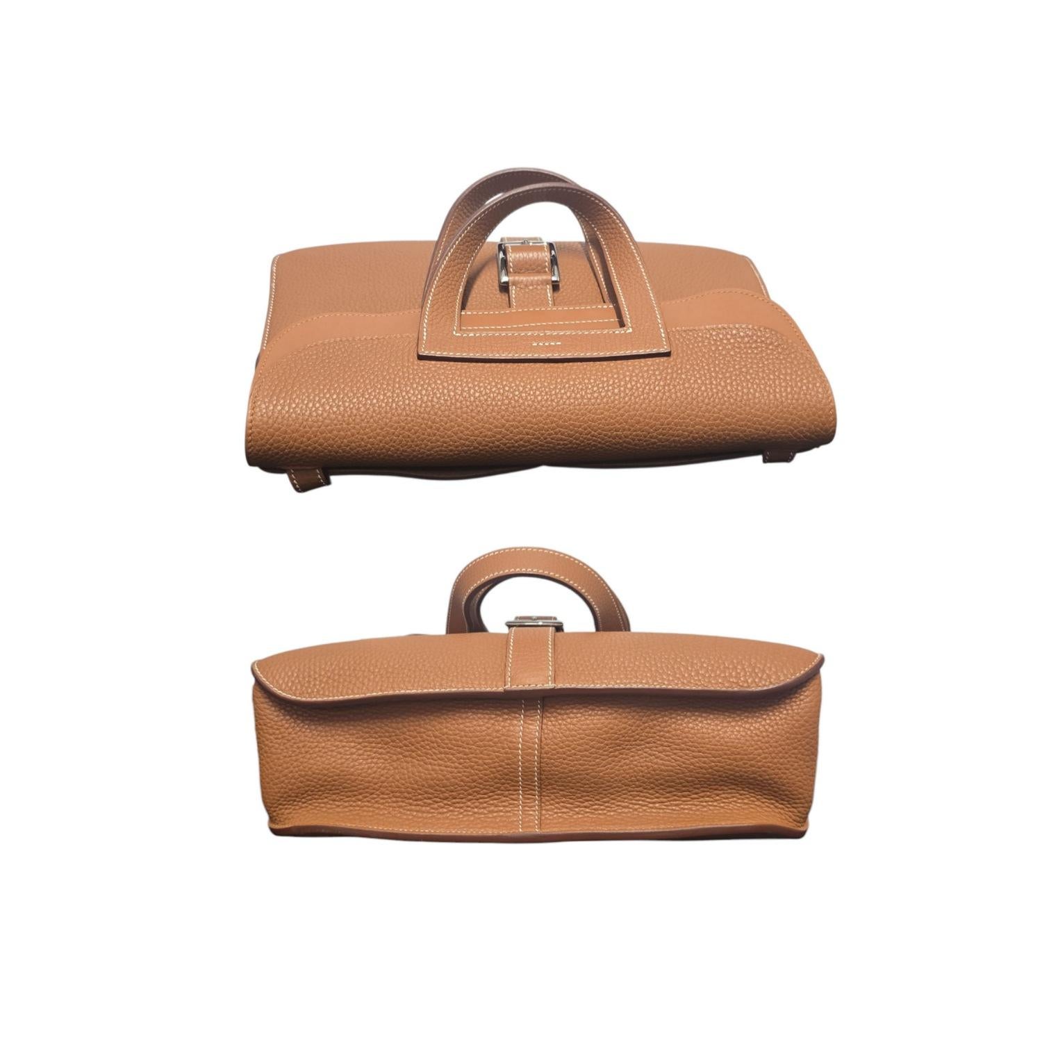 Hermes 2017 Gold Taurillion Clemence Halzan 31 Bag For Sale 3