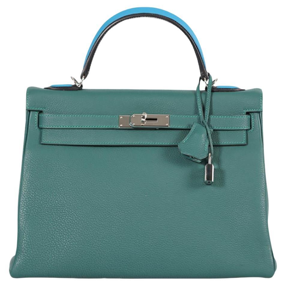 Hermès 2017 Kelly Au Pas 32cm Togo Leather Bag For Sale