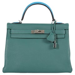 Hermès 2017 Kelly Au Pas 32cm Togo Leather Bag