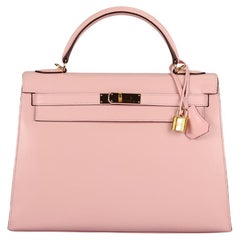 Hermès 2017 Kelly Ii Sellier 32 Cm Box Leather Bag
