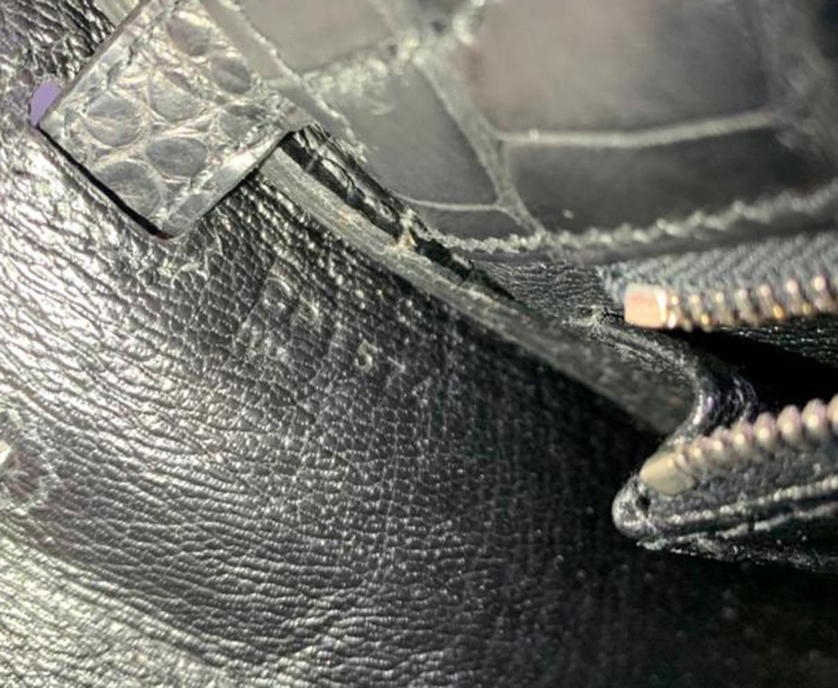 Hermès 2018 Kelly 25cm Matte Alligator Mississippiensis Leather Bag 2
