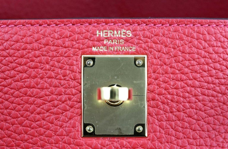 Hermès 2018 Kelly Ado II 22cm Clemence Leather Backpack For Sale