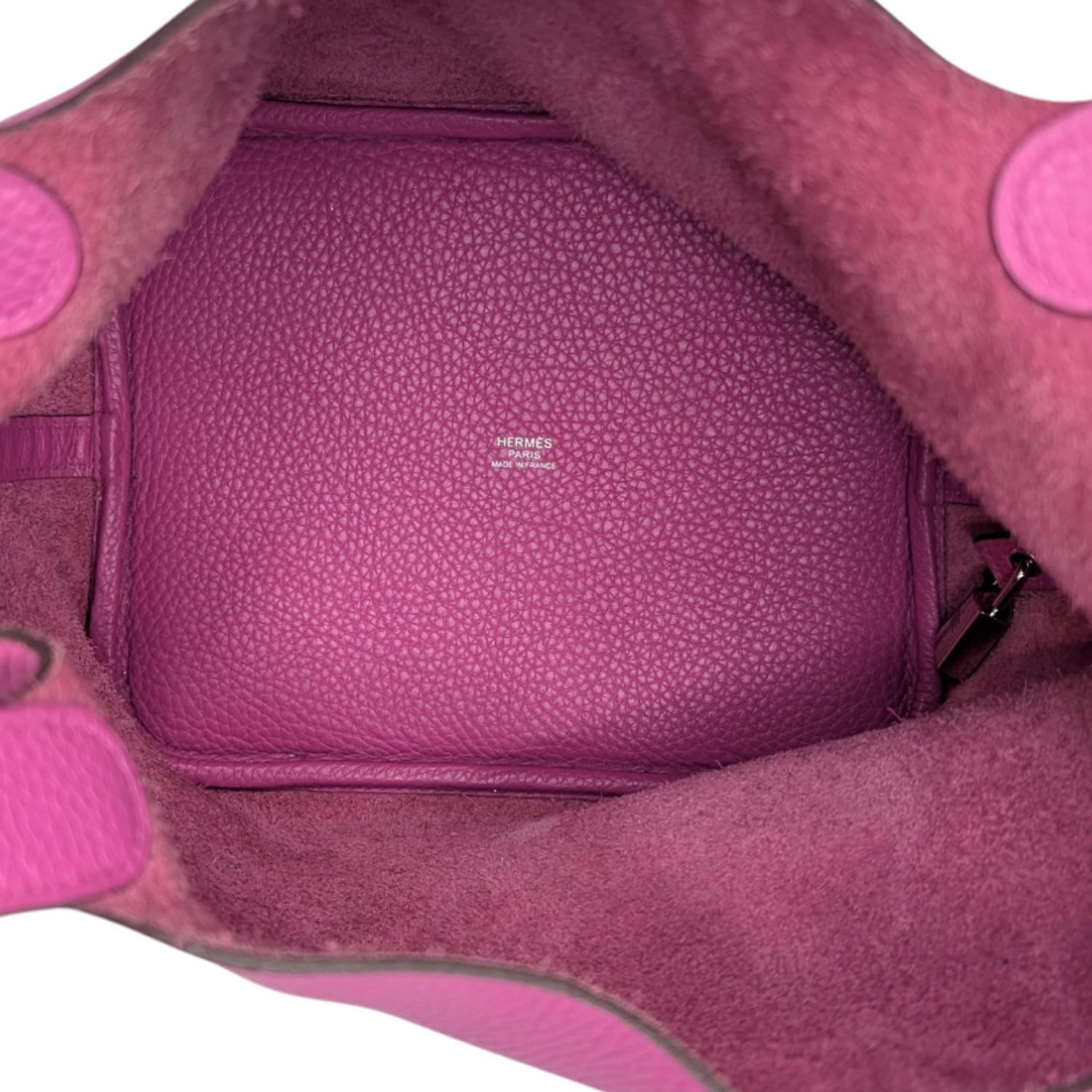 Hermès 2018 Magnolia Taurillon Clemence Picotin Lock PM Bag 1