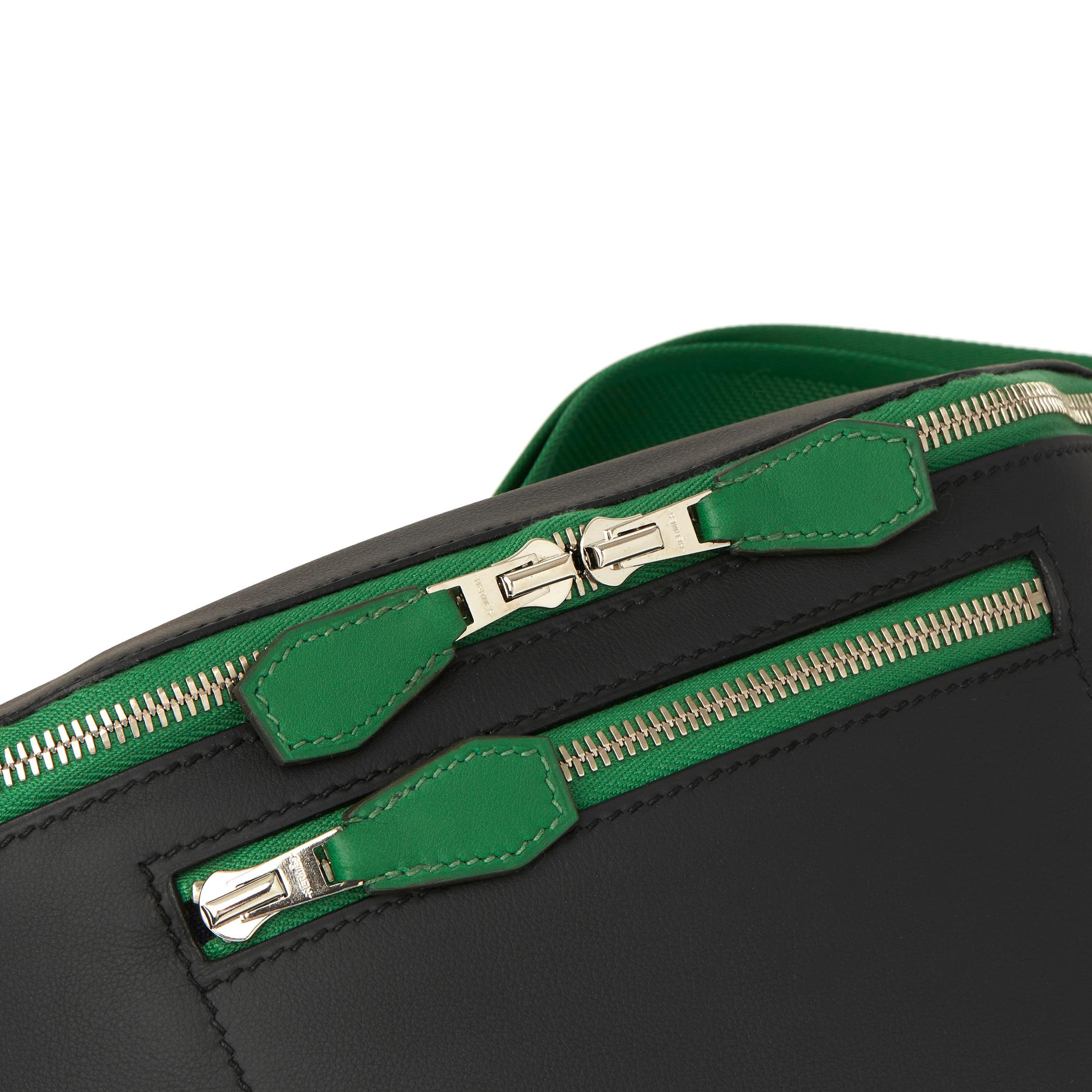 Hermès 2018 Plomb & Cactus Cristobal, cuir Swift Cityslide Cross PM 1