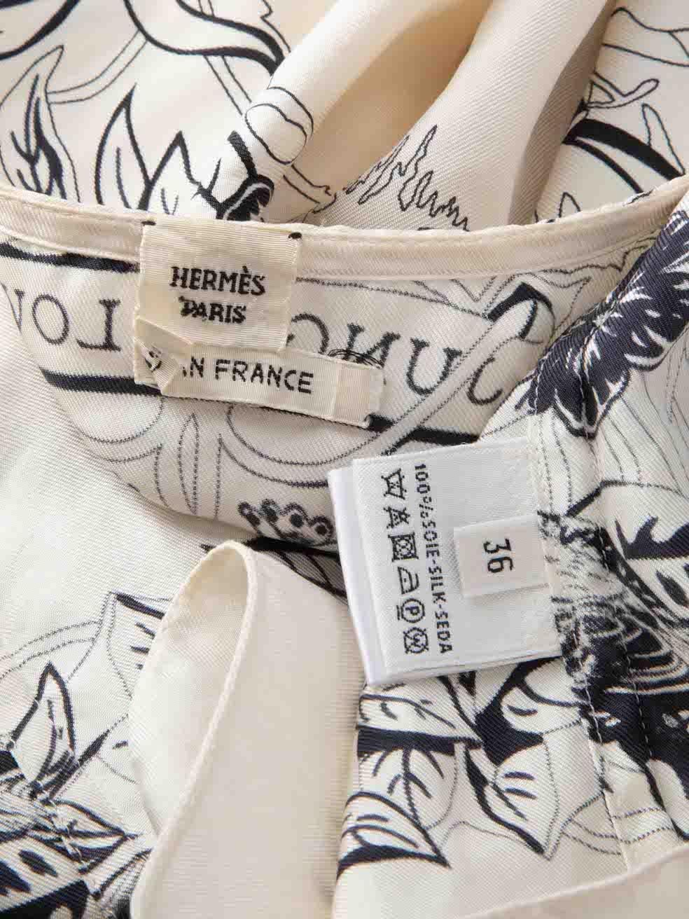 Women's Hermès 2018 Silk Jungle Love Tunic Size S