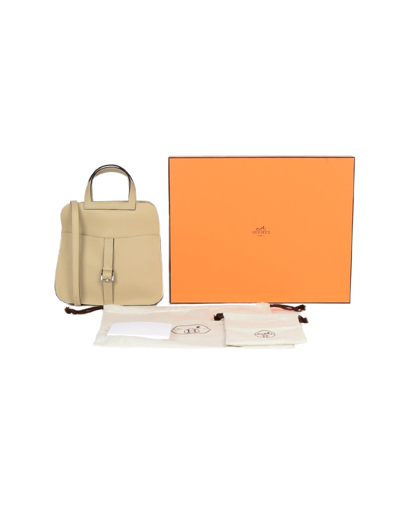 Hermes 2018 Trench Swift Leather Halzan Mini 22 Crossbody Bag w. Box 3