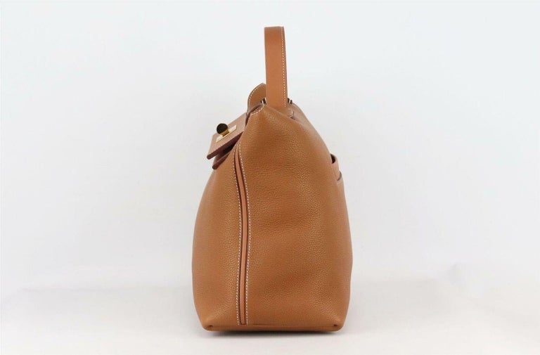 Hermès 2019 24/24 35cm Taurillon Maurice and Swift Leather Handbag