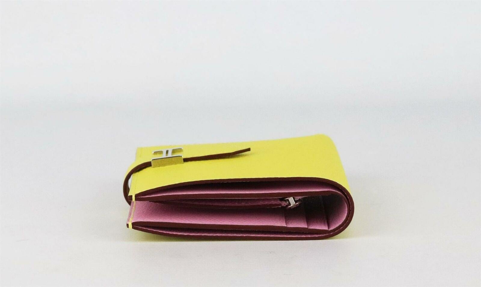 hermes compact wallet clutch