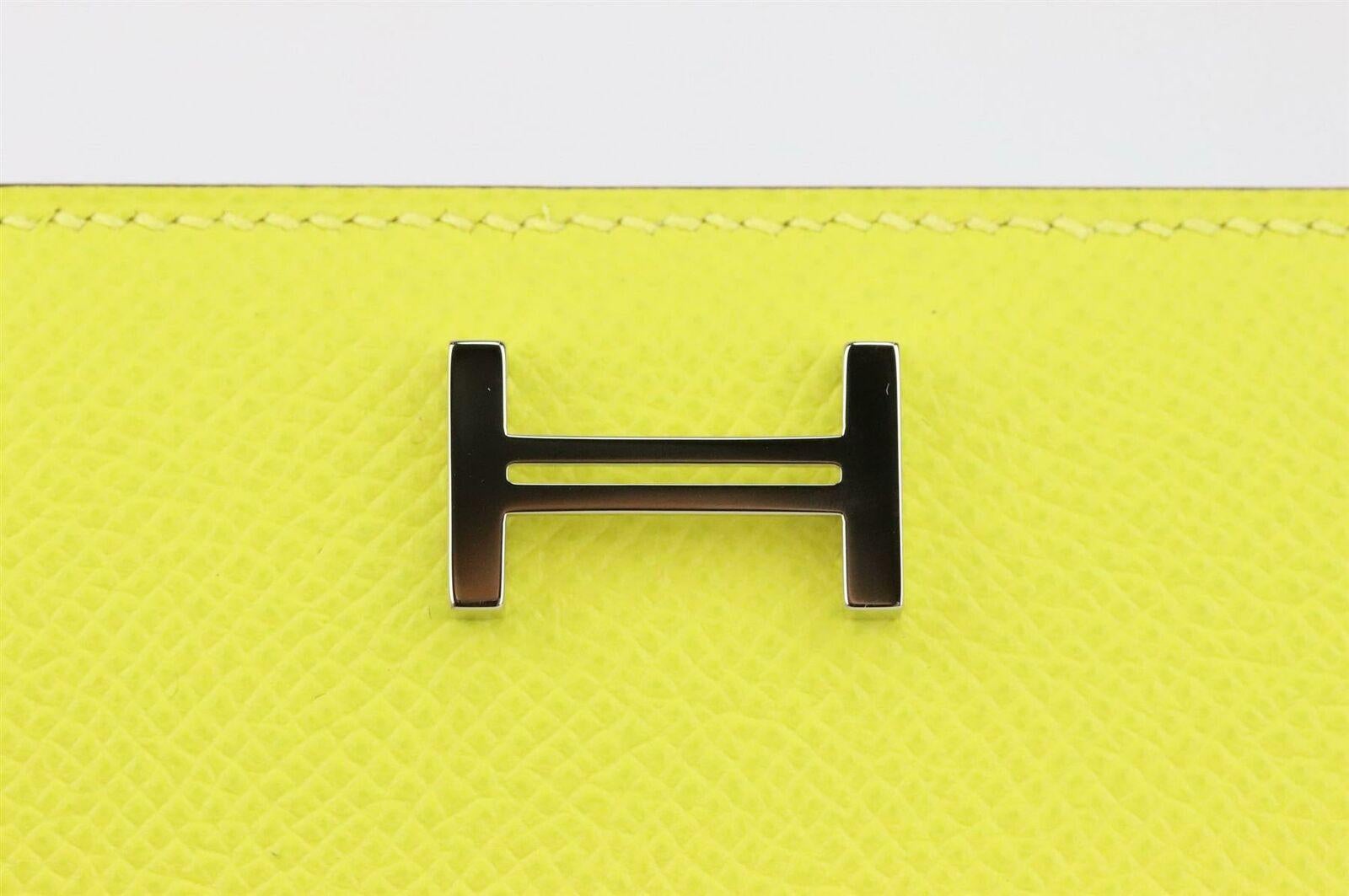Women's Hermès 2019 Bearn Compact Epsom Leather Wallet 