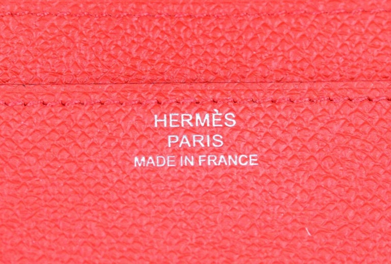 Hermès 2019 Constance Epsom Leather Long Wallet For Sale 5