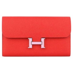 Hermès 2019 Constance Epsom Leather Long Wallet
