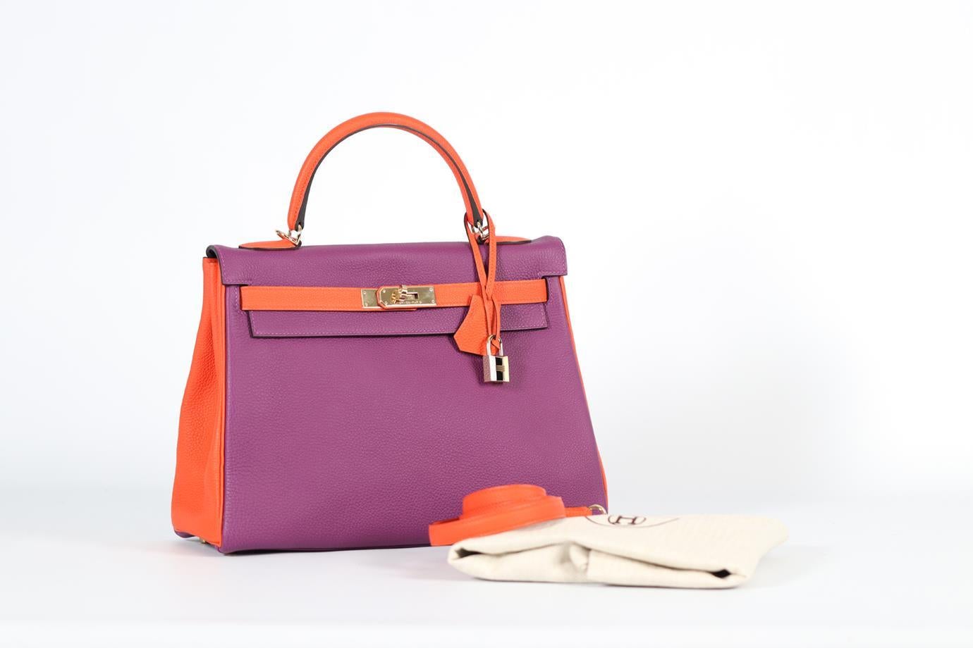 Hermès 2019 Hss Kelly 32cm Togo Leather Bag For Sale 8