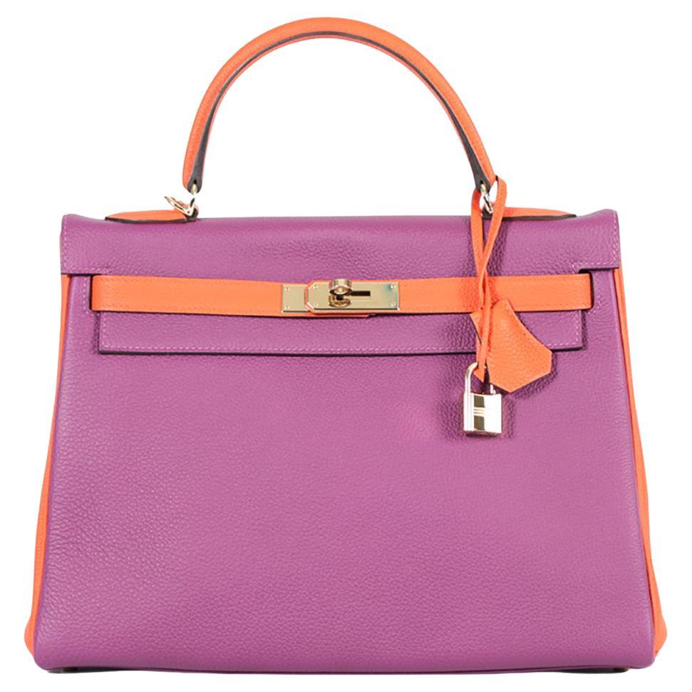 Hermès 2019 Hss Kelly 32cm Togo Leder Tasche im Angebot