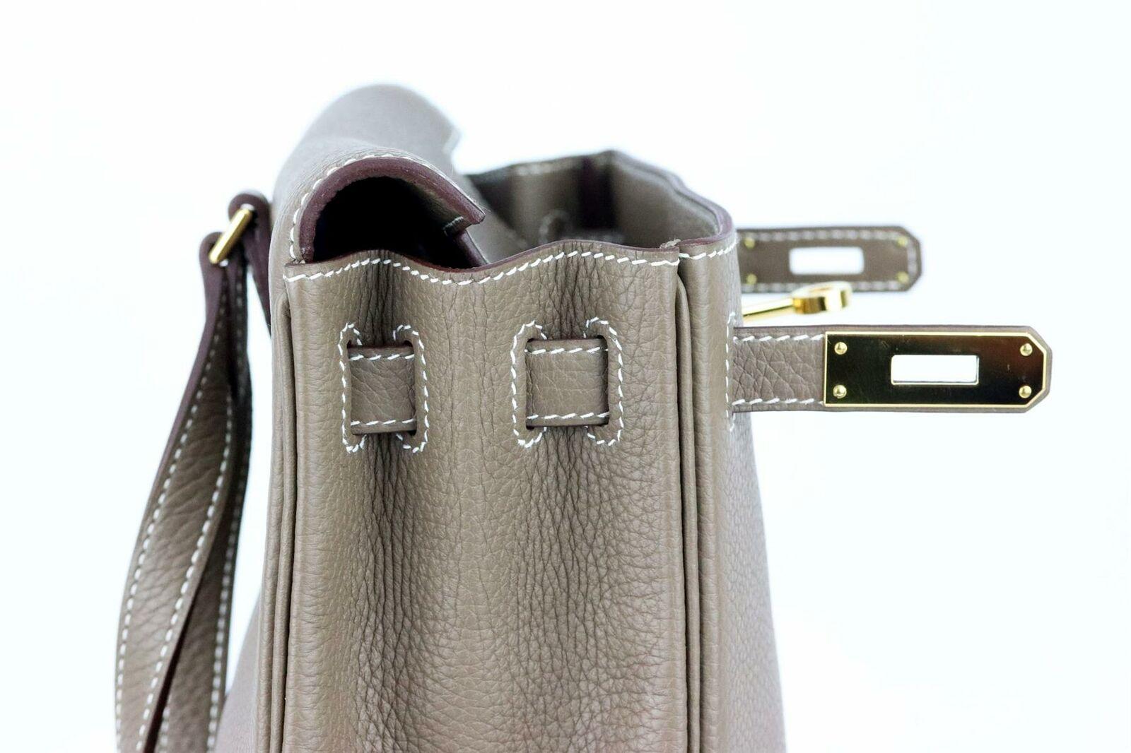 Hermès 2019 Kelly Ado II 22cm Clemence Leather Backpack 2