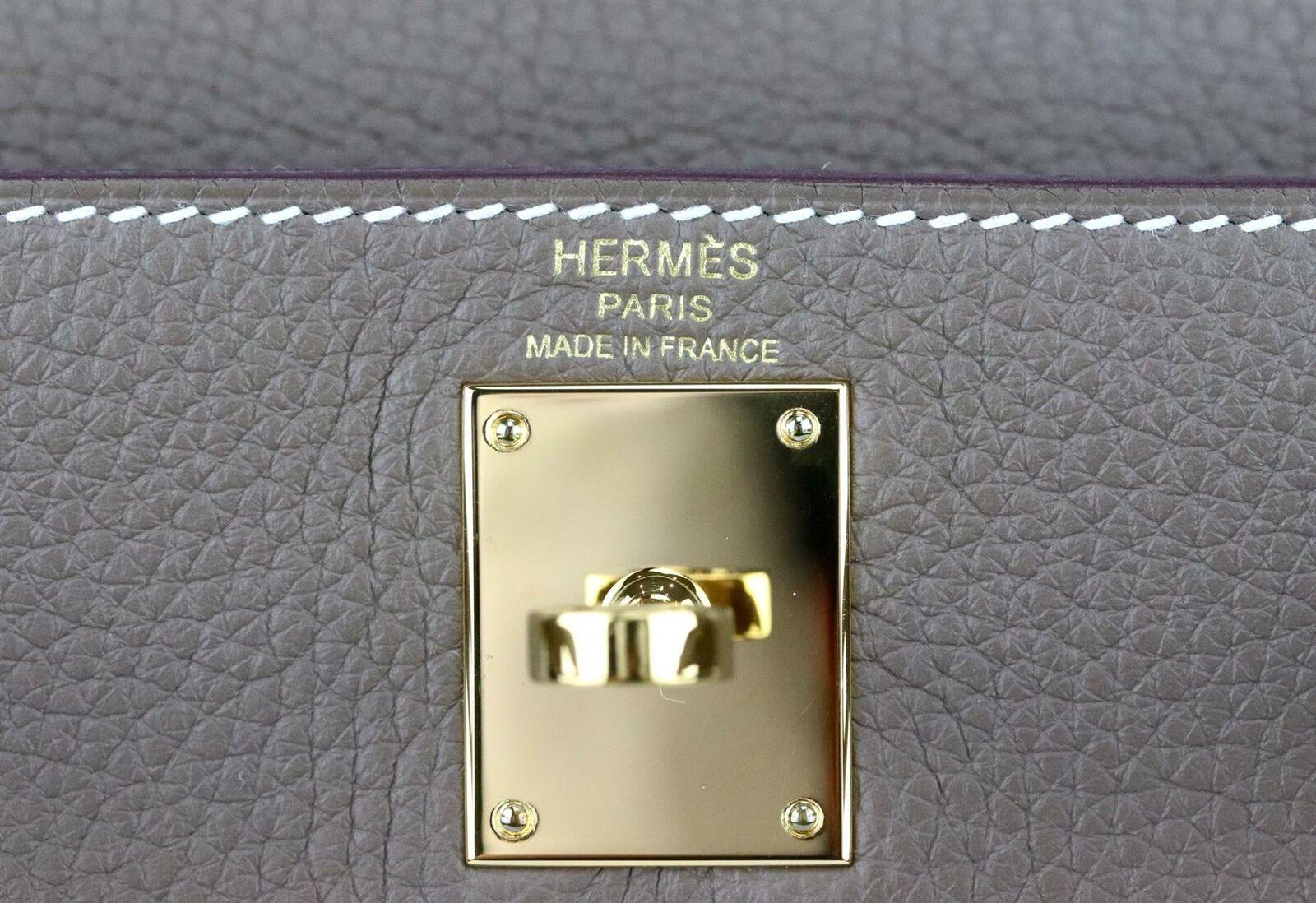 Women's Hermès 2019 Kelly Ado II 22cm Clemence Leather Backpack