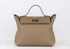 Hermès 2020 24/24 35cm Clemence And Swift Leather Handbag