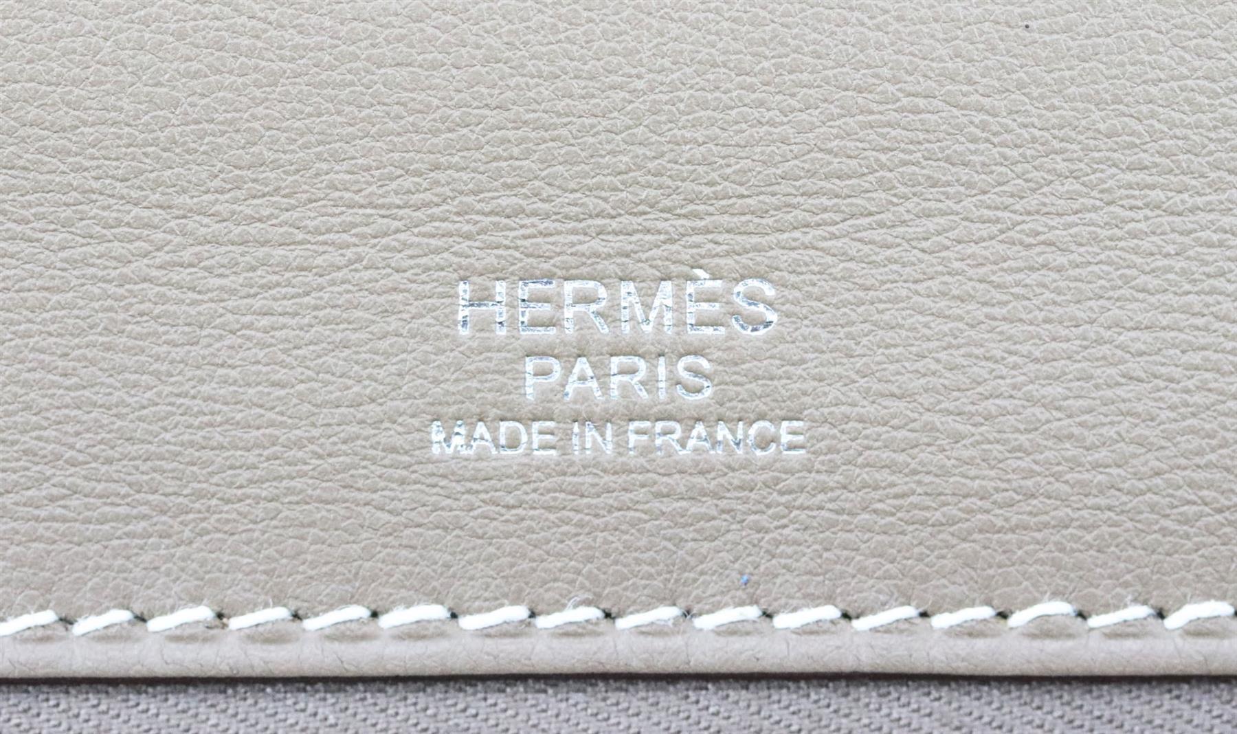 Hermès 2020 24/24 35cm Sac à main en cuir Clemence et Swift en vente 3