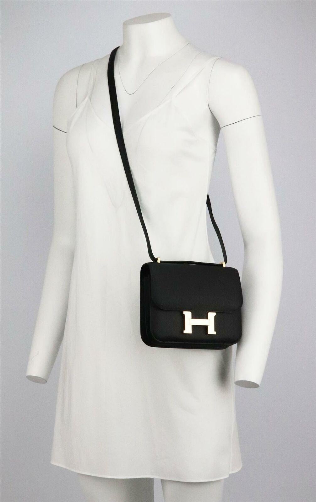 Hermès 2020 Constance 19cm Epsom Leather Shoulder Bag 3