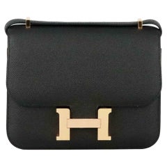 Hermès 2020 Constance 19cm Epsom Leder Umhängetasche