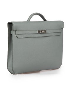 Hermès 2020 Vert Amande Epsom Leather Kelly Depeches 36 Briefcase
