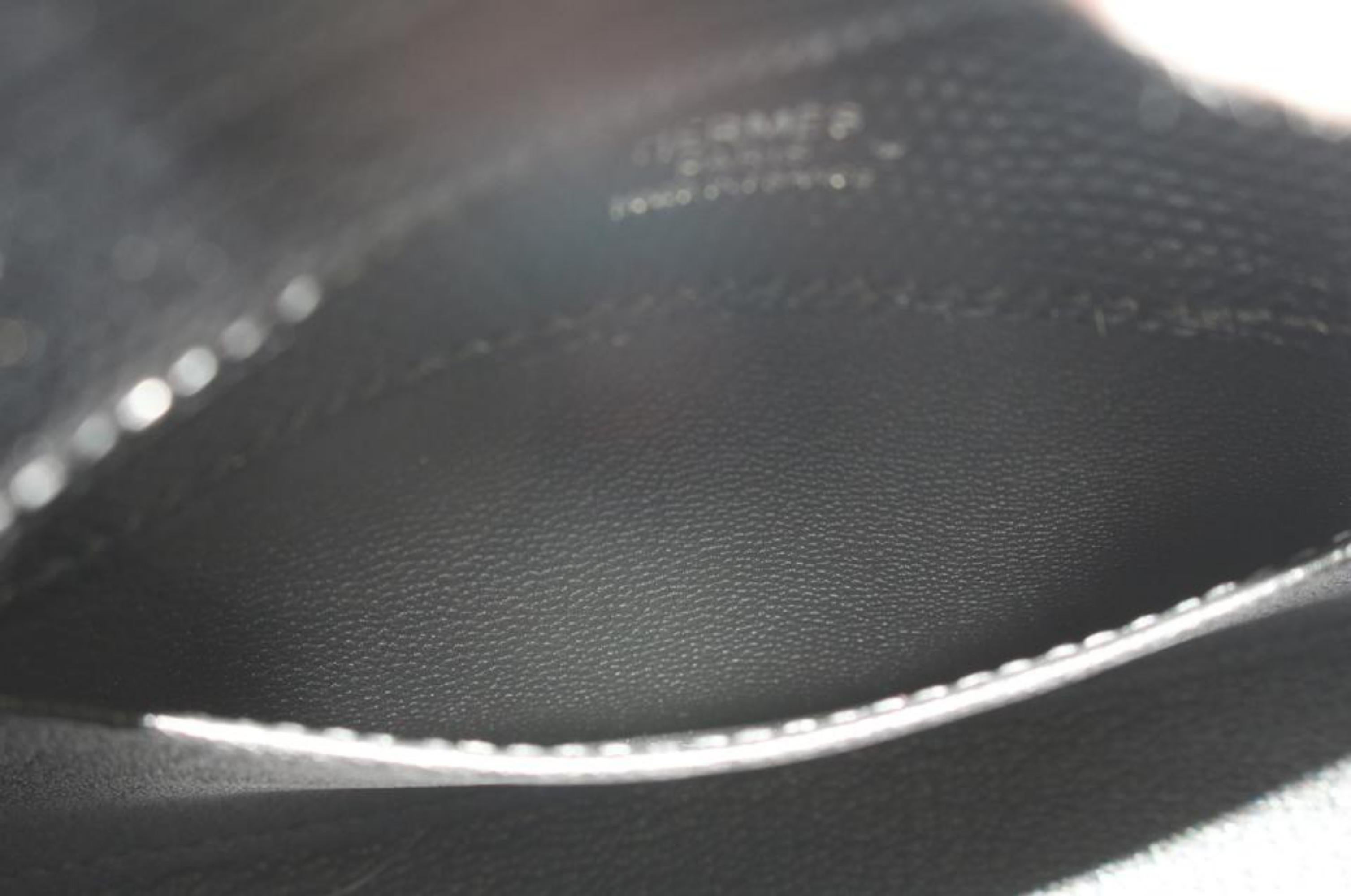 Hermès 2021 Black Lizard Kelly Pochette Mini Handbag 49h325s 3
