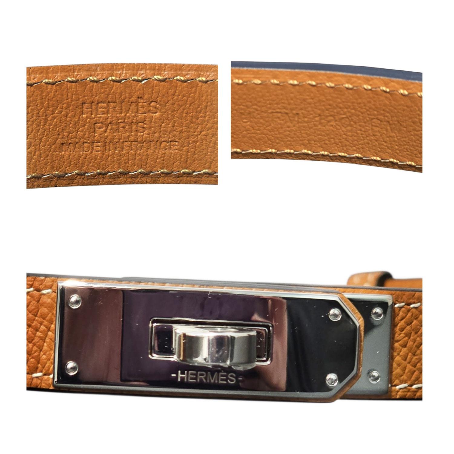 Hermès 2022 Oro Epsom Kelly Mini Pouch 18 Pocket Belt Bag in vendita 5