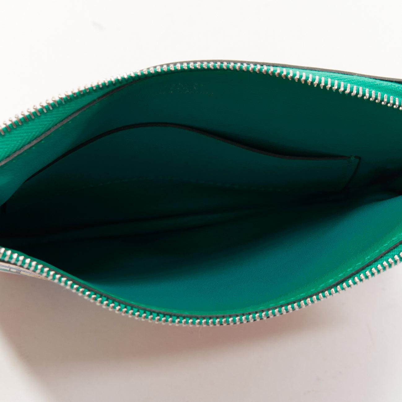 HERMES 2024 Cartera de bolsillo con hebilla Manufacture de Boucleries billetera con cremallera en venta 2