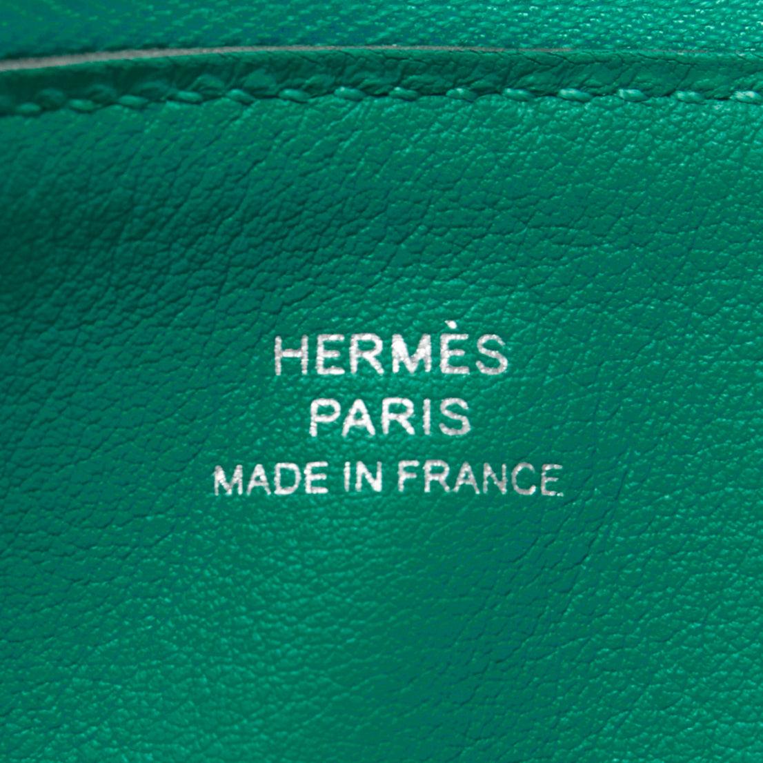 HERMES 2024 Cartera de bolsillo con hebilla Manufacture de Boucleries billetera con cremallera en venta 3