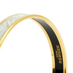 Hermès 2025 Bracelet Fin Email T70 Mors a jouets Enamel Printed Bangle M Hermes