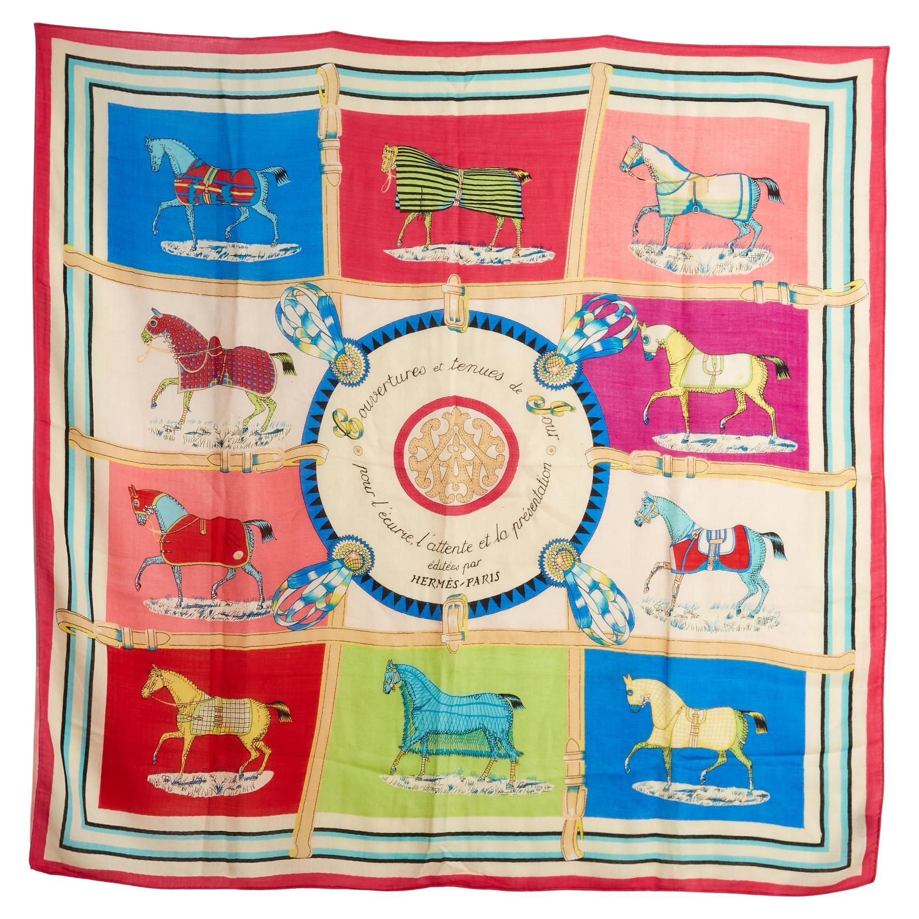 Hermès 2025 Carré 140 Couvertures et Tenues Cashmere Scarf Shawl Carre Hermes