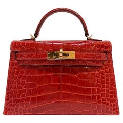 Hermes 20cm Geranium Mini Kelly